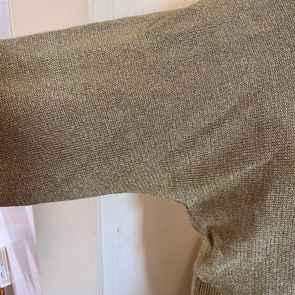 Vintage CACHÉ beautiful, gold sweater like new - Picture 11 of 15